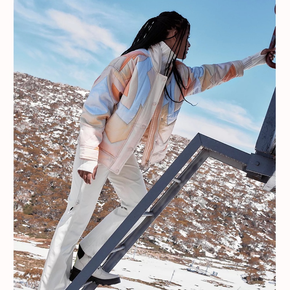 Free People Multicolor Puffer Jacket - Picture 5 of 9